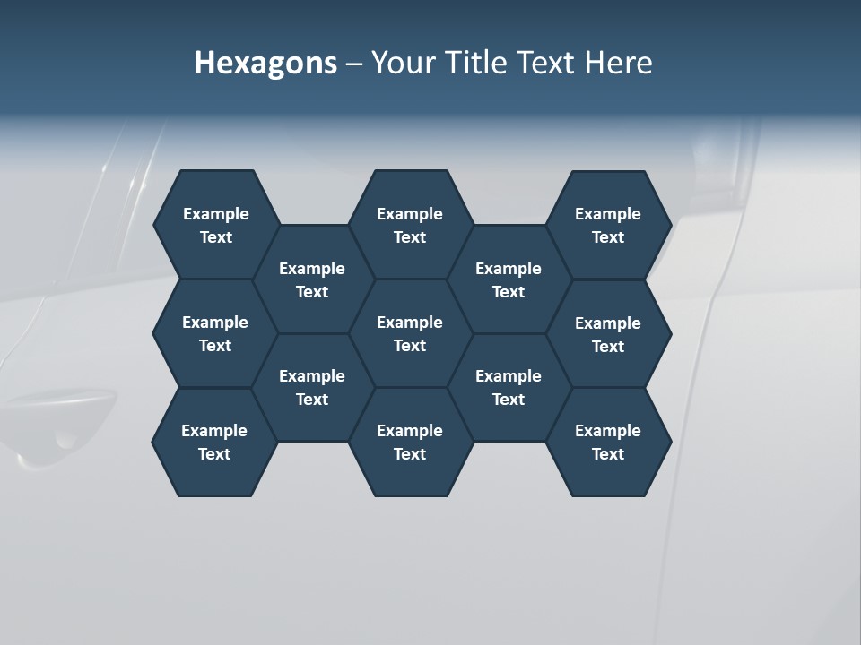 A Car Is Shown With The Door Handle Open PowerPoint Template