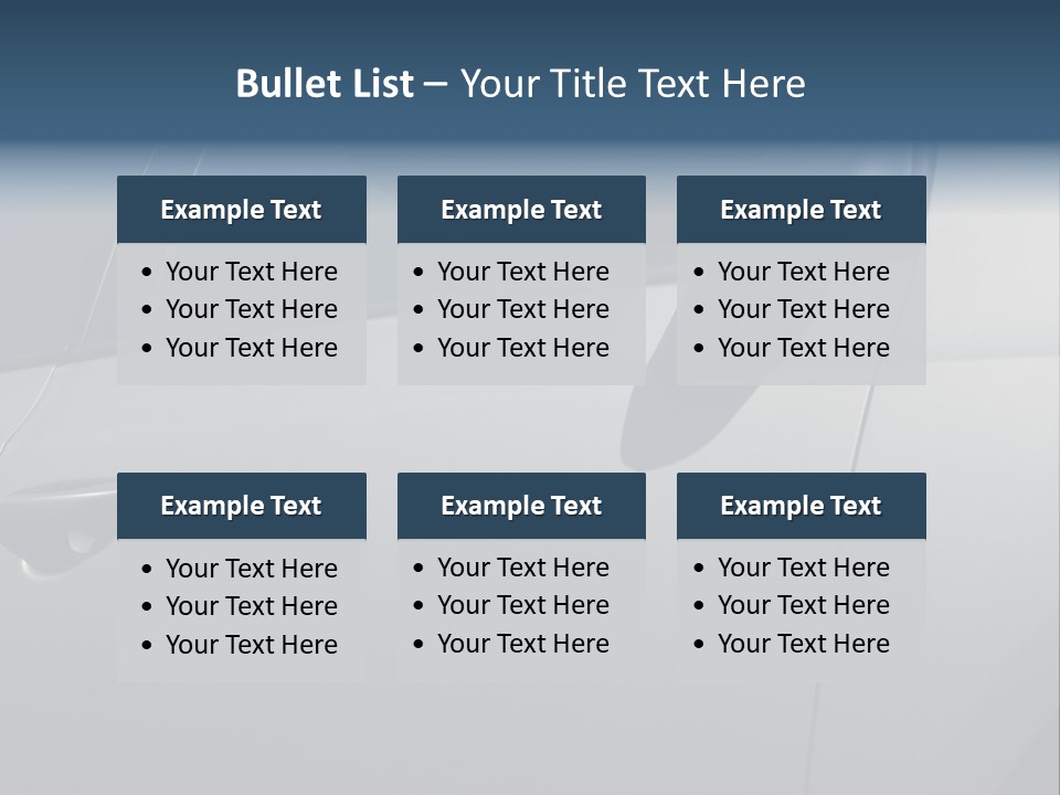 A Car Is Shown With The Door Handle Open PowerPoint Template