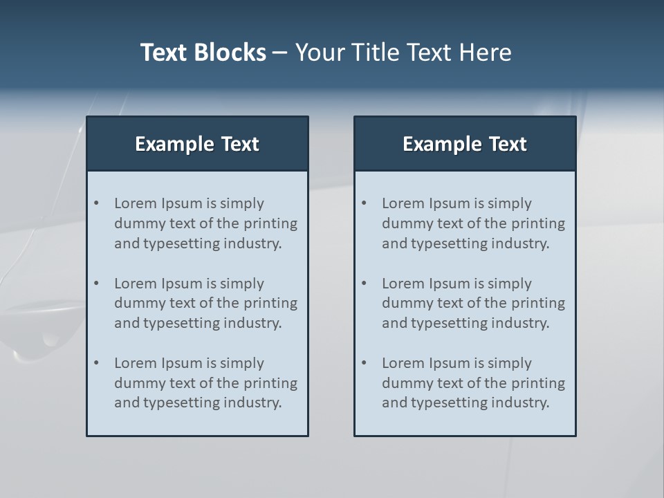 A Car Is Shown With The Door Handle Open PowerPoint Template