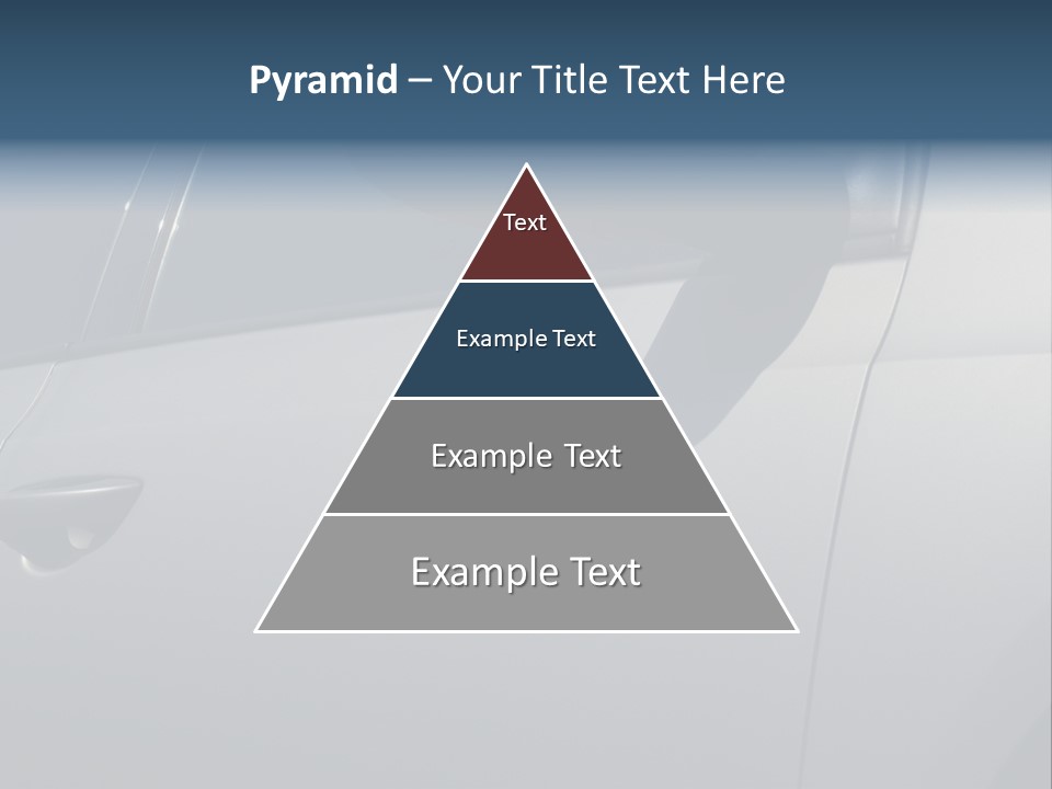 A Car Is Shown With The Door Handle Open PowerPoint Template