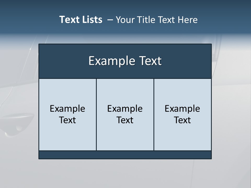 A Car Is Shown With The Door Handle Open PowerPoint Template