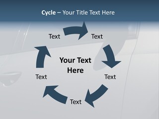 A Car Is Shown With The Door Handle Open PowerPoint Template