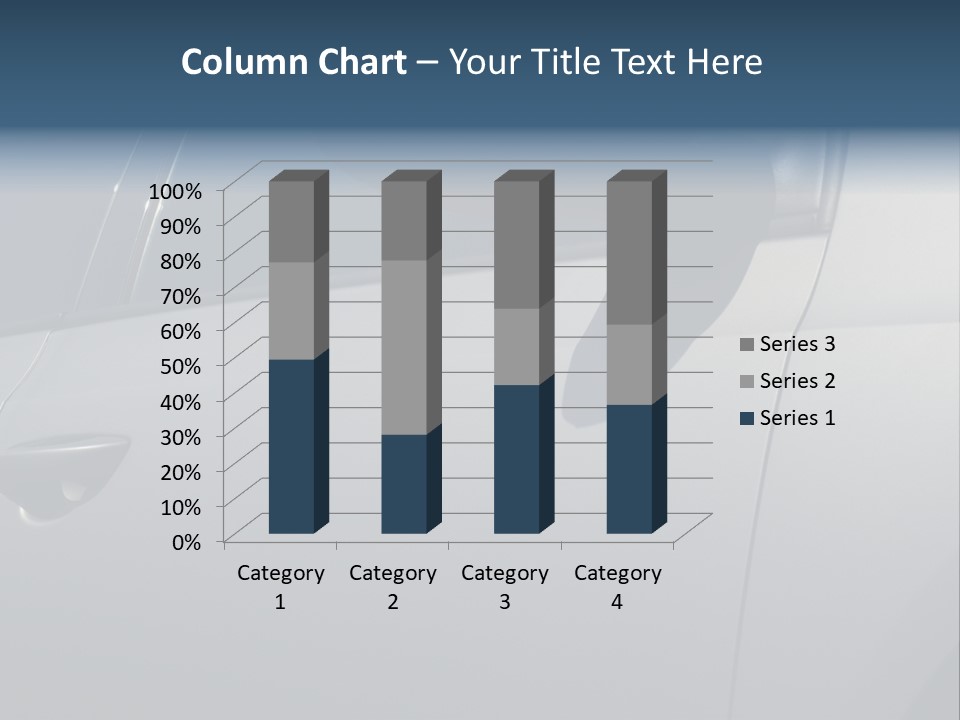 A Car Is Shown With The Door Handle Open PowerPoint Template