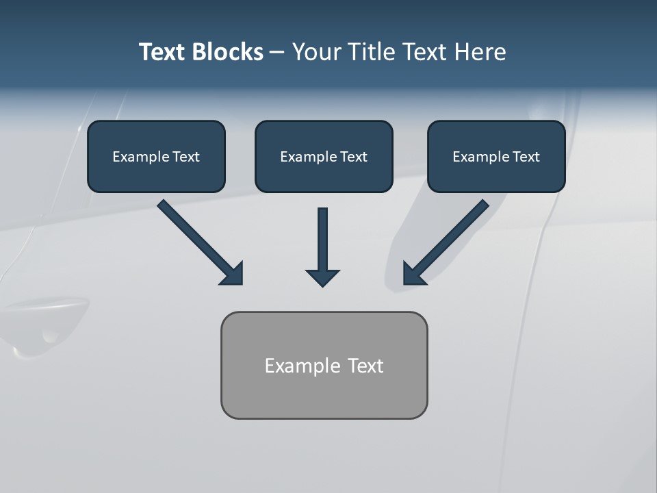 A Car Is Shown With The Door Handle Open PowerPoint Template