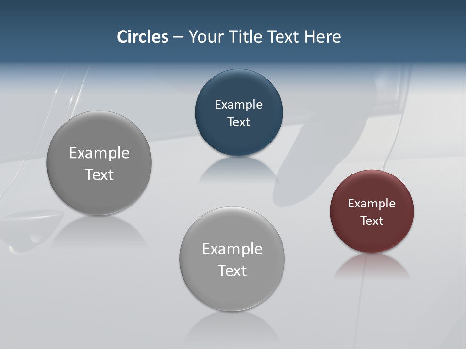 A Car Is Shown With The Door Handle Open PowerPoint Template