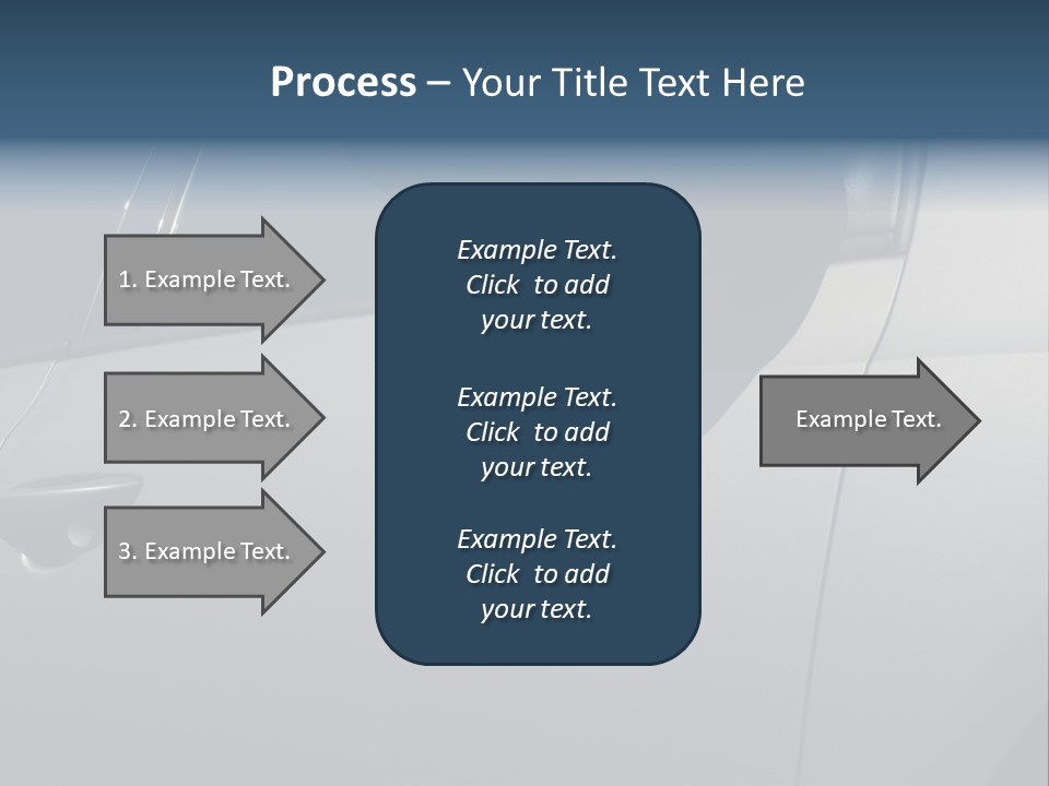 A Car Is Shown With The Door Handle Open PowerPoint Template