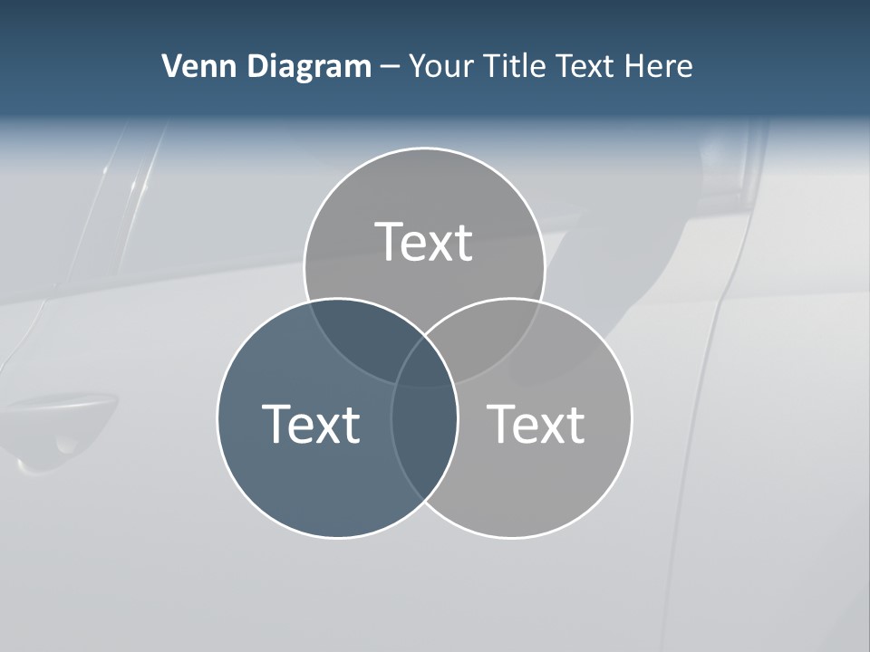 A Car Is Shown With The Door Handle Open PowerPoint Template