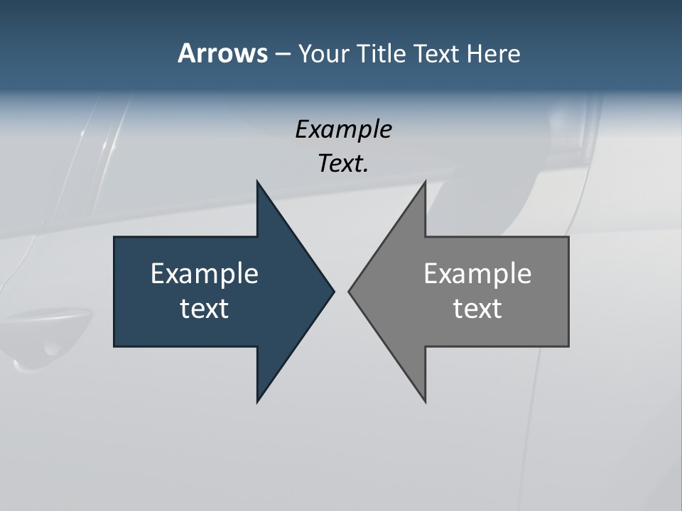 A Car Is Shown With The Door Handle Open PowerPoint Template