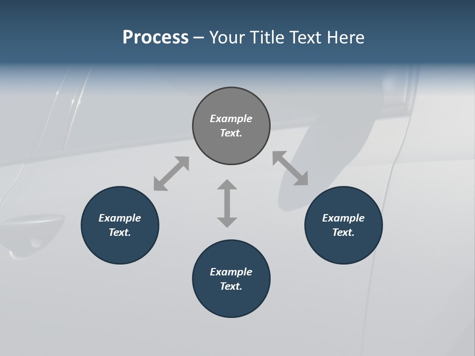 A Car Is Shown With The Door Handle Open PowerPoint Template