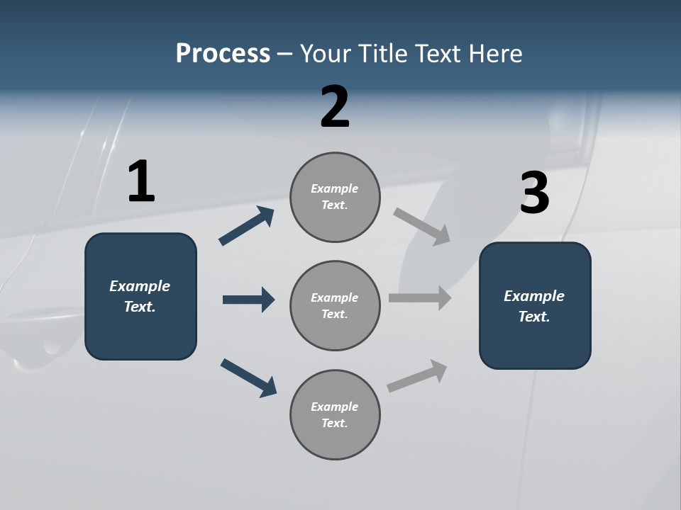 A Car Is Shown With The Door Handle Open PowerPoint Template