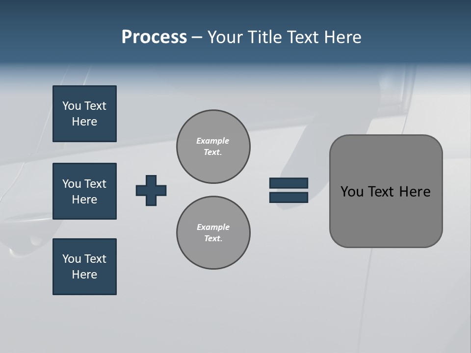 A Car Is Shown With The Door Handle Open PowerPoint Template