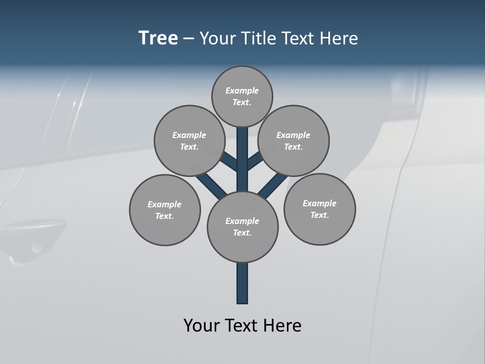 A Car Is Shown With The Door Handle Open PowerPoint Template