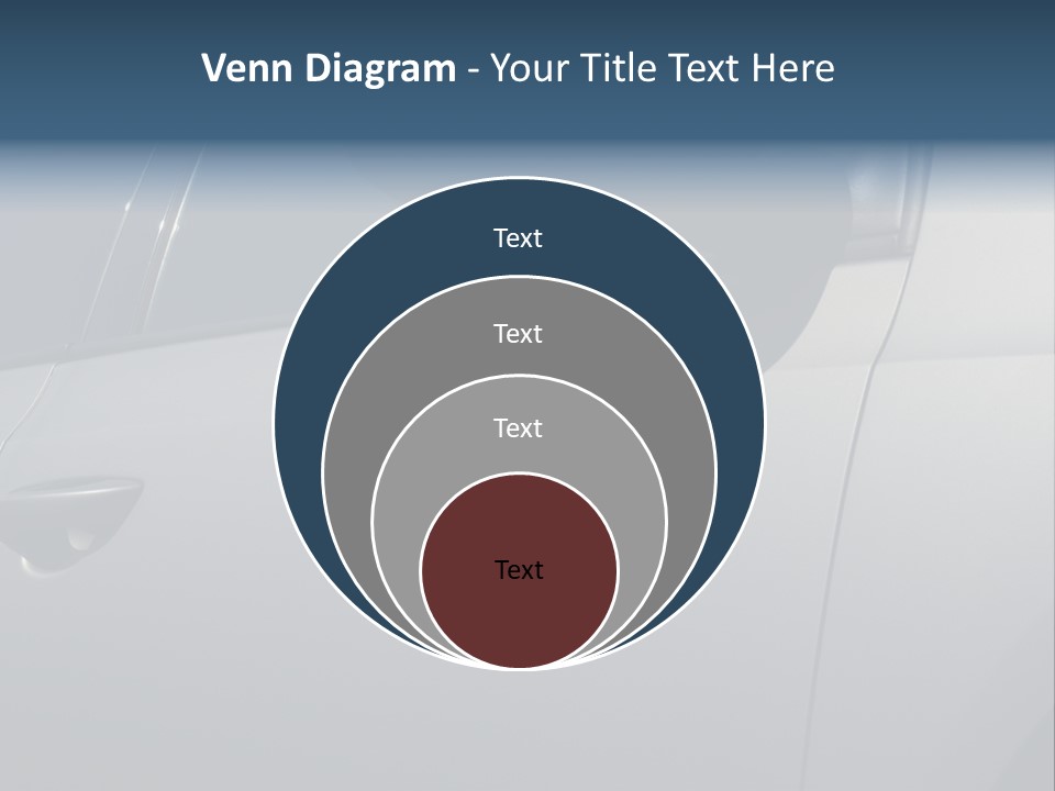 A Car Is Shown With The Door Handle Open PowerPoint Template
