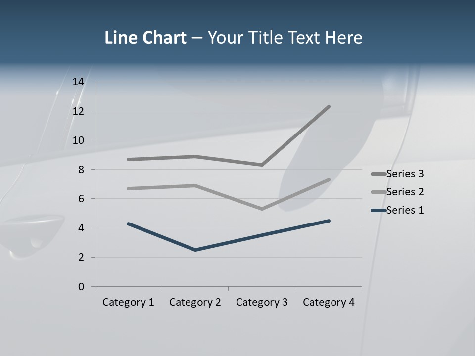 A Car Is Shown With The Door Handle Open PowerPoint Template