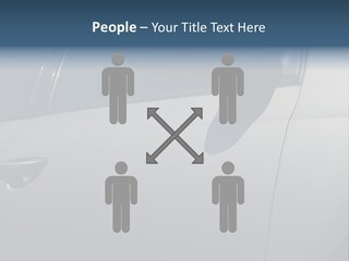 A Car Is Shown With The Door Handle Open PowerPoint Template