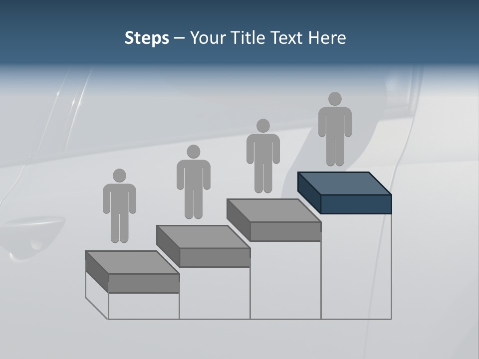 A Car Is Shown With The Door Handle Open PowerPoint Template