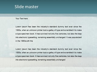 A Person Sitting On A Bench In Front Of A Wall PowerPoint Template