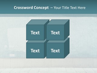 A Person Sitting On A Bench In Front Of A Wall PowerPoint Template