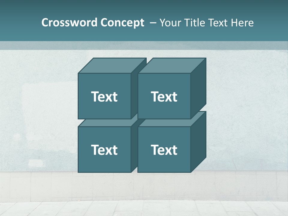 A Person Sitting On A Bench In Front Of A Wall PowerPoint Template