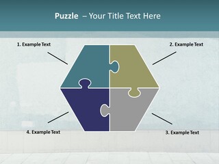 A Person Sitting On A Bench In Front Of A Wall PowerPoint Template