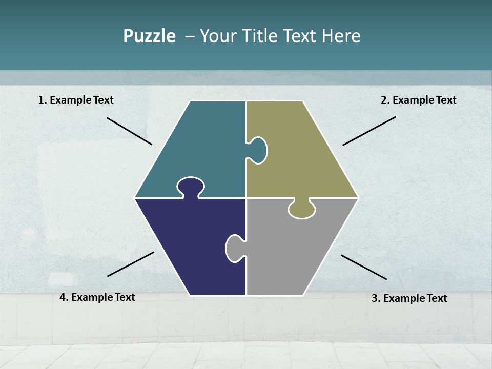 A Person Sitting On A Bench In Front Of A Wall PowerPoint Template