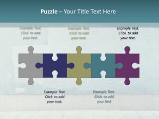 A Person Sitting On A Bench In Front Of A Wall PowerPoint Template