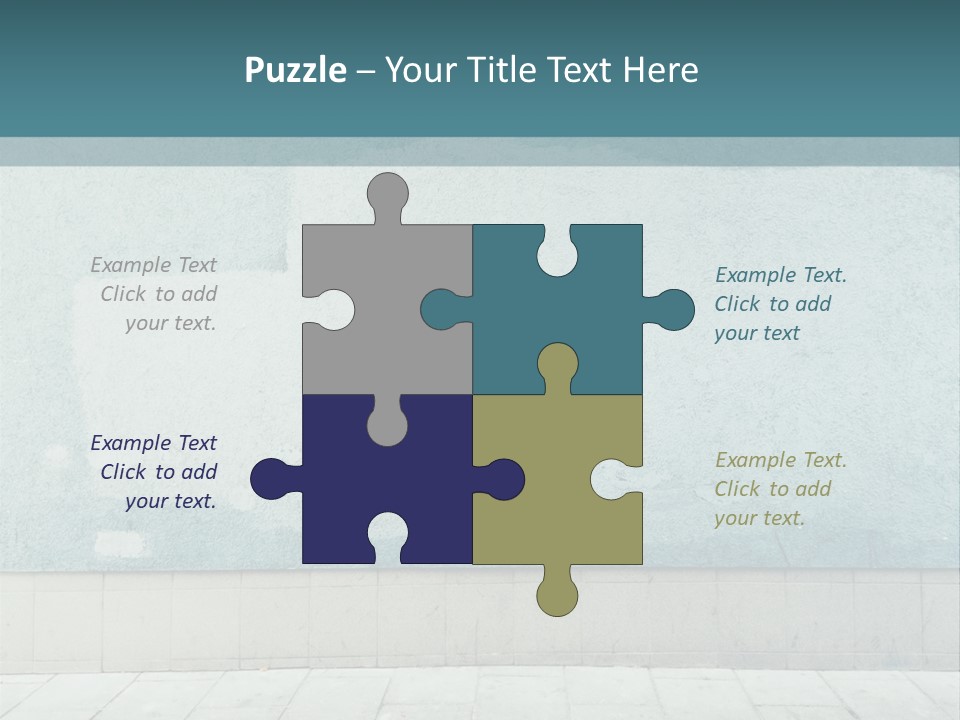 A Person Sitting On A Bench In Front Of A Wall PowerPoint Template