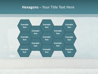 A Person Sitting On A Bench In Front Of A Wall PowerPoint Template