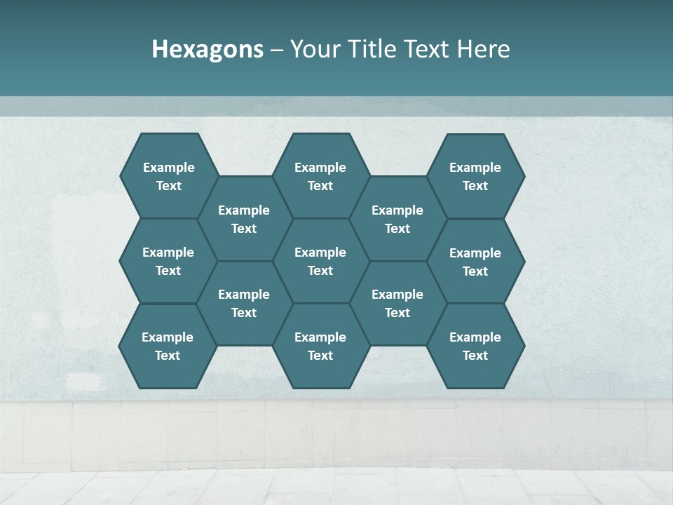 A Person Sitting On A Bench In Front Of A Wall PowerPoint Template