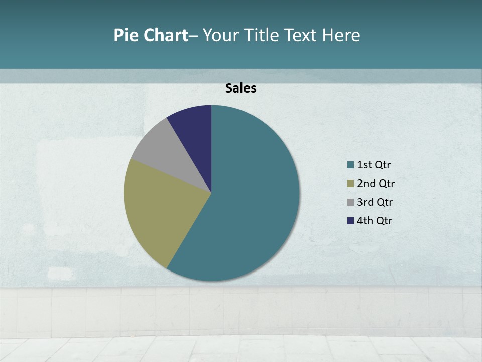 A Person Sitting On A Bench In Front Of A Wall PowerPoint Template