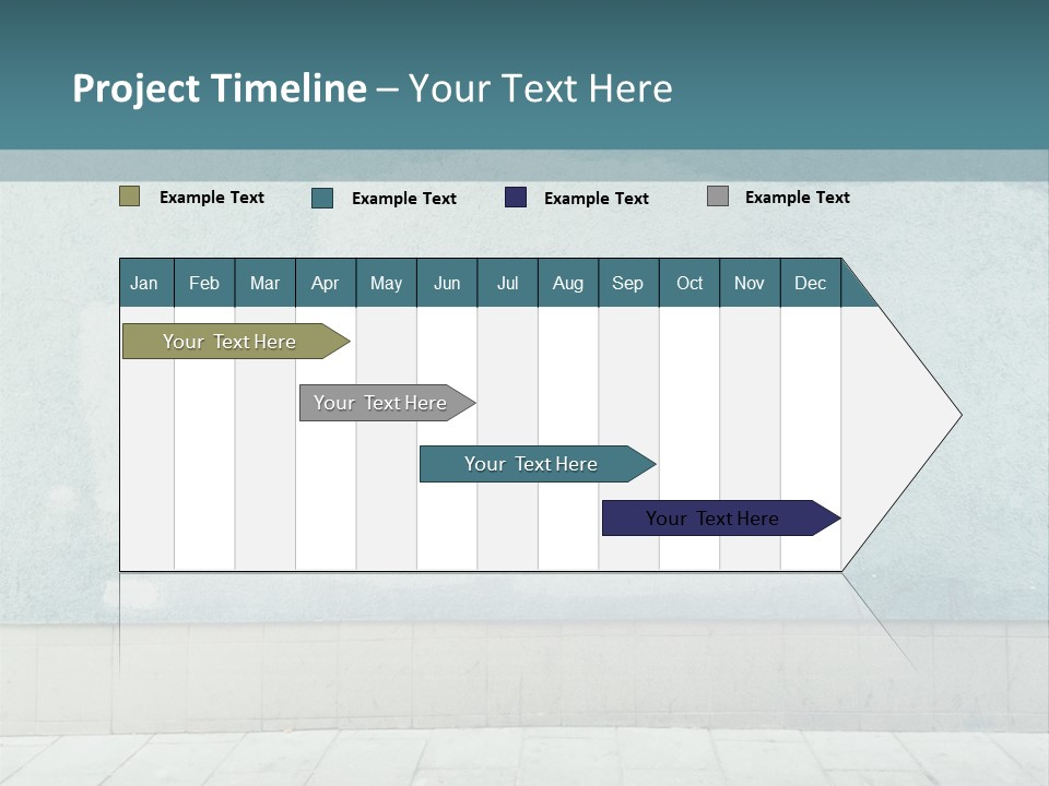 A Person Sitting On A Bench In Front Of A Wall PowerPoint Template