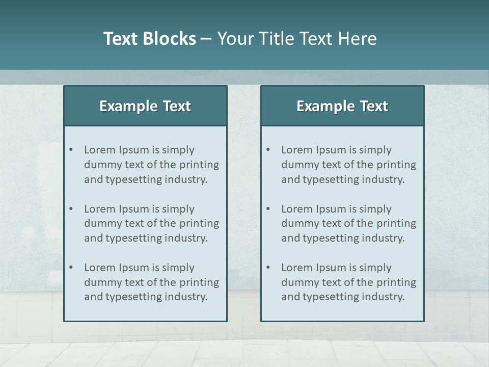 A Person Sitting On A Bench In Front Of A Wall PowerPoint Template