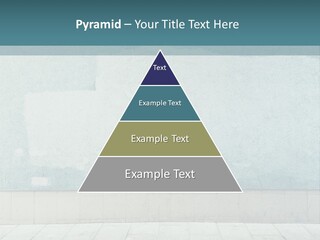 A Person Sitting On A Bench In Front Of A Wall PowerPoint Template