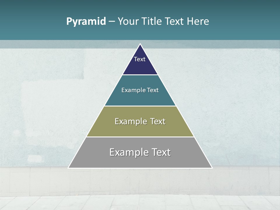 A Person Sitting On A Bench In Front Of A Wall PowerPoint Template