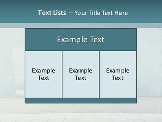 A Person Sitting On A Bench In Front Of A Wall PowerPoint Template