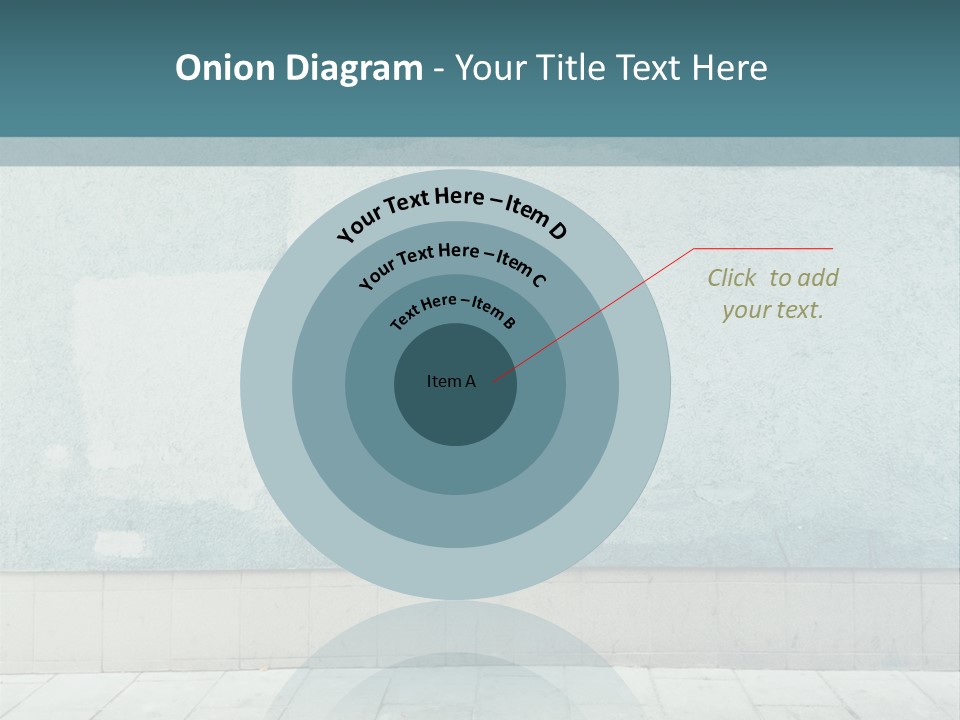 A Person Sitting On A Bench In Front Of A Wall PowerPoint Template