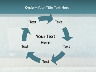 A Person Sitting On A Bench In Front Of A Wall PowerPoint Template