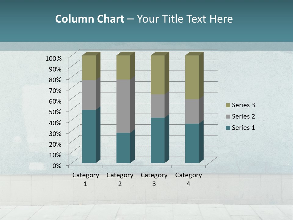 A Person Sitting On A Bench In Front Of A Wall PowerPoint Template
