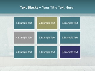 A Person Sitting On A Bench In Front Of A Wall PowerPoint Template