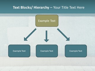 A Person Sitting On A Bench In Front Of A Wall PowerPoint Template