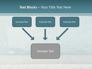 A Person Sitting On A Bench In Front Of A Wall PowerPoint Template