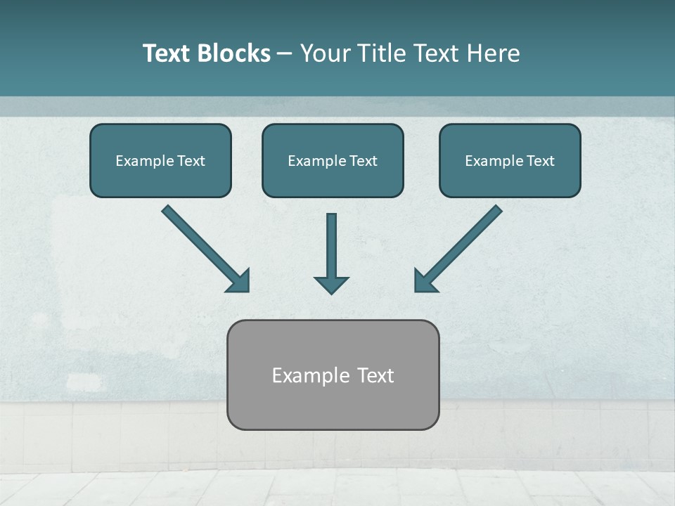 A Person Sitting On A Bench In Front Of A Wall PowerPoint Template