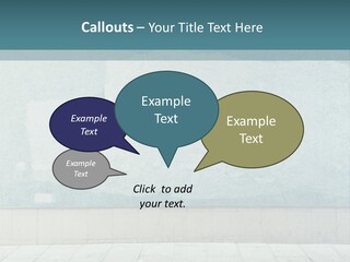 A Person Sitting On A Bench In Front Of A Wall PowerPoint Template