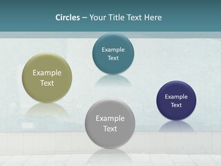 A Person Sitting On A Bench In Front Of A Wall PowerPoint Template