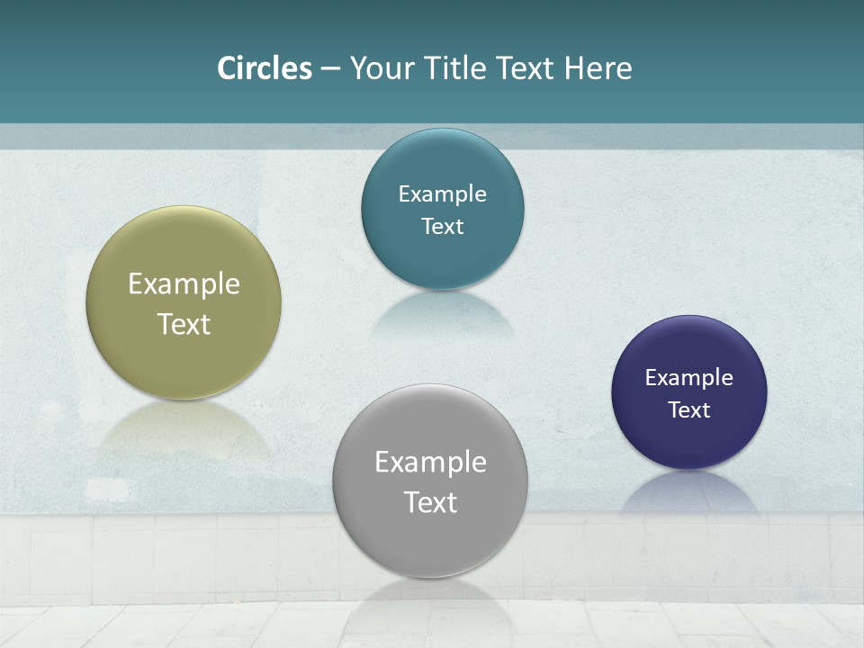 A Person Sitting On A Bench In Front Of A Wall PowerPoint Template