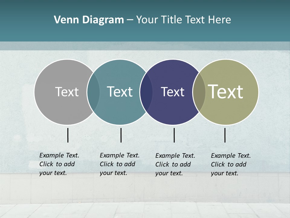 A Person Sitting On A Bench In Front Of A Wall PowerPoint Template