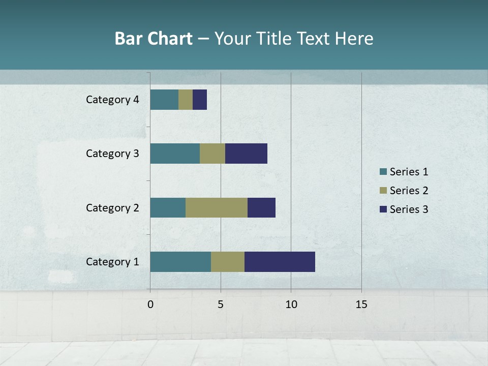A Person Sitting On A Bench In Front Of A Wall PowerPoint Template