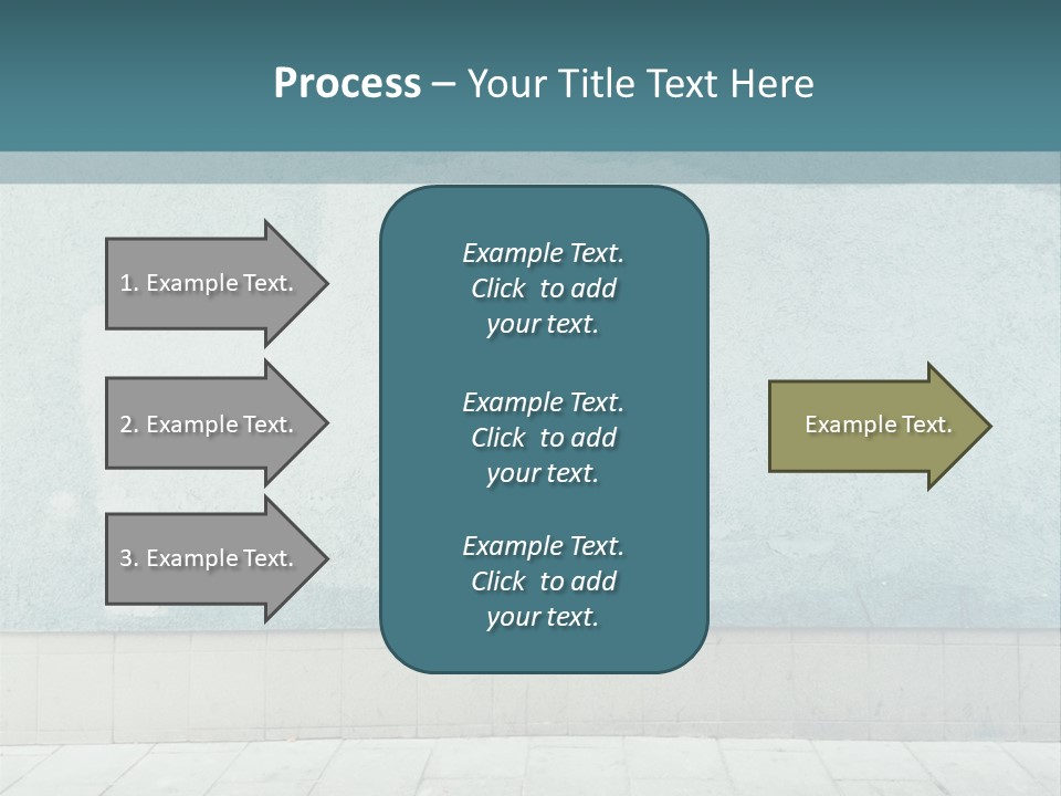 A Person Sitting On A Bench In Front Of A Wall PowerPoint Template