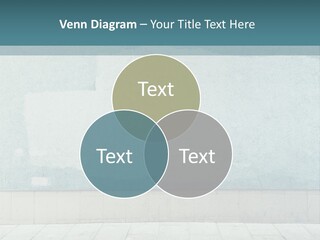 A Person Sitting On A Bench In Front Of A Wall PowerPoint Template