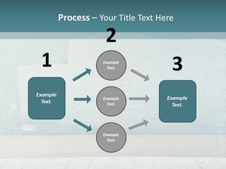 A Person Sitting On A Bench In Front Of A Wall PowerPoint Template